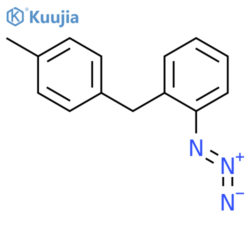 Benzene, 1-azido-2-[(4-methylphenyl)methyl]- structure