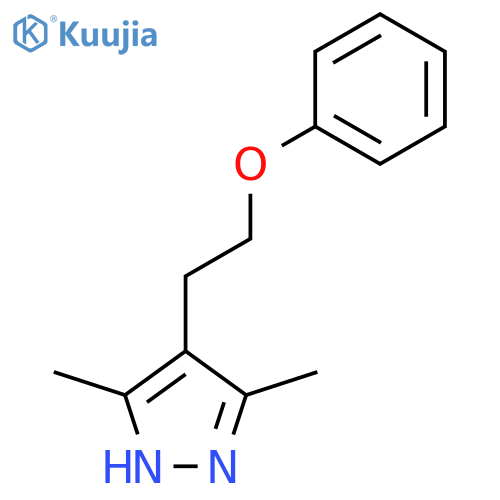 3,5-dimethyl-4-(2-phenoxyethyl)-pyrazole structure
