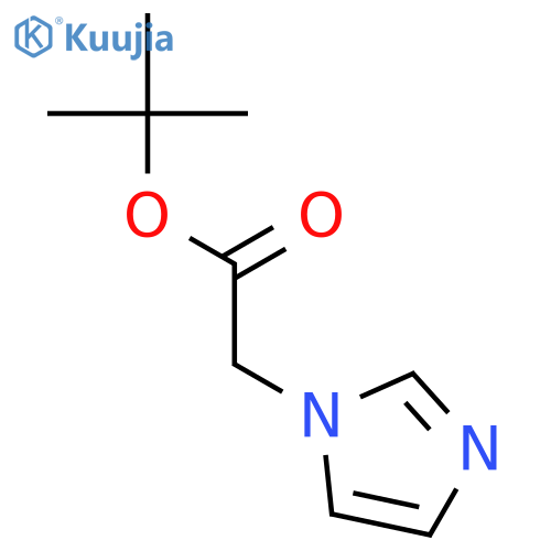 1H-Imidazole-1-acetic acid, 1,1-dimethylethyl ester structure