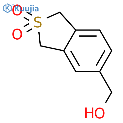BENZO[C]THIOPHENE-5-METHANOL, 1,3-DIHYDRO-, 2,2-DIOXIDE structure