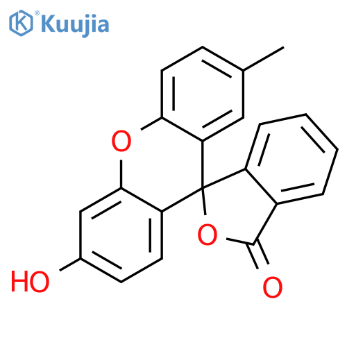Spiro[isobenzofuran-1(3H),9'-[9H]xanthen]-3-one,6'-hydroxy-2'-methyl- structure