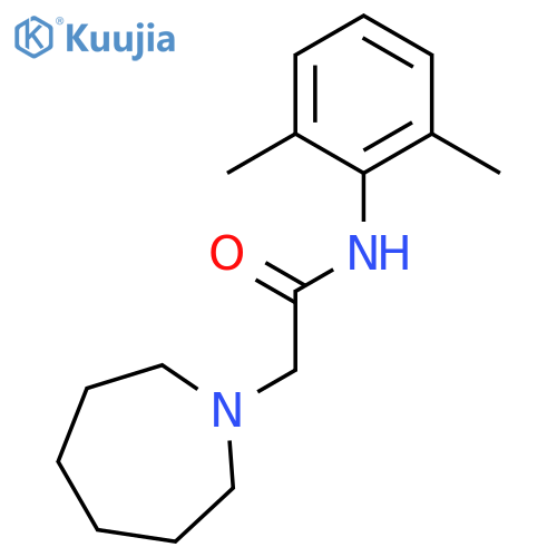 2-(azepan-1-yl)-N-(2,6-dimethylphenyl)acetamide structure