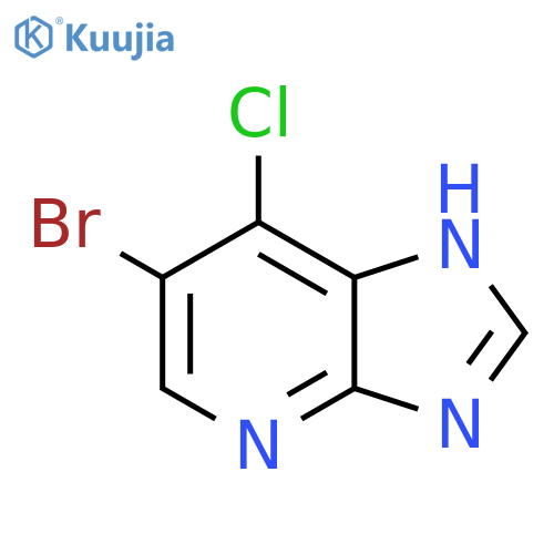6-Bromo-7-chloro-3H-imidazo[4,5-b]pyridine structure