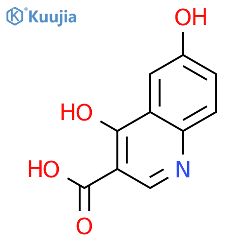 4,6-Dihydroxyquinoline-3-carboxylic acid structure