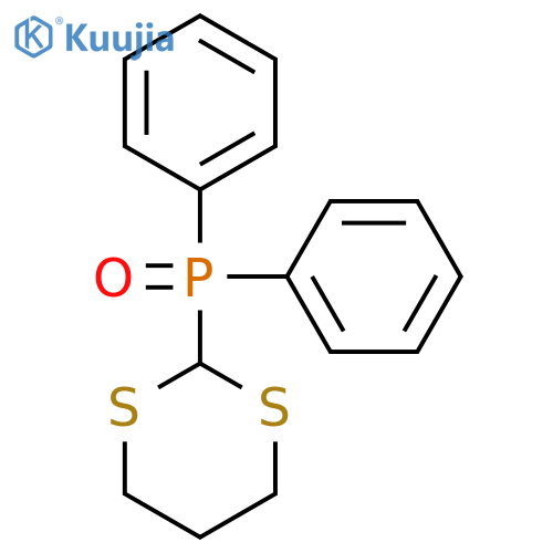 Phosphine oxide, 1,3-dithian-2-yldiphenyl- structure