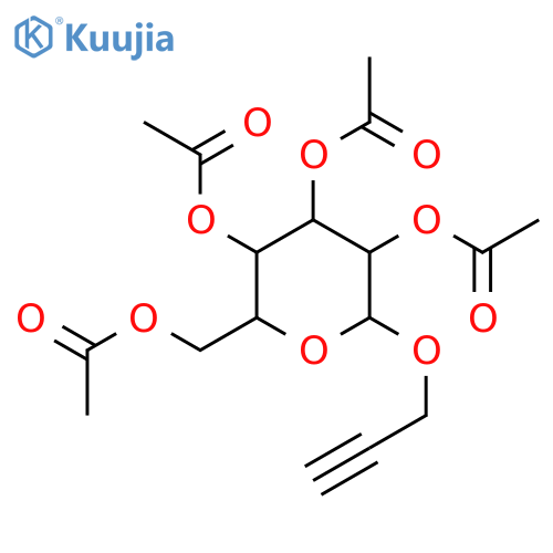 α-D-Mannopyranoside, 2-propyn-1-yl, 2,3,4,6-tetraacetate structure