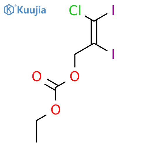 CARBONIC ACID, 3-CHLORO-2,3-DIIODO-2-PROPENYL ETHYL ESTER structure