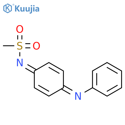 Methanesulfonamide, N-[4-(phenylimino)-2,5-cyclohexadien-1-ylidene]- structure
