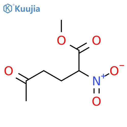 Methyl 2-nitro-5-oxohexanoate structure