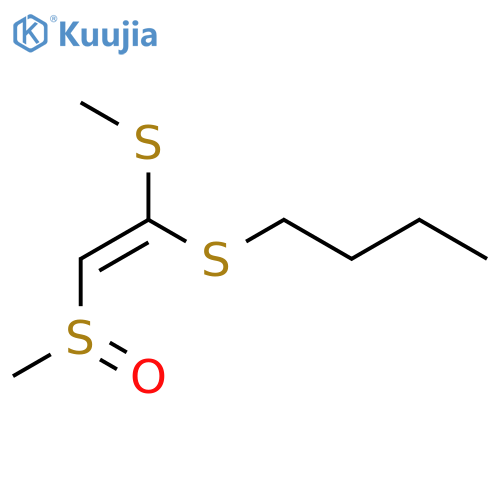 Butane, 1-[[2-(methylsulfinyl)-1-(methylthio)ethenyl]thio]-, (Z)- structure