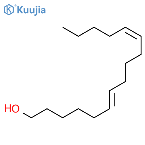 6,11-Hexadecadien-1-ol, (E,Z)- structure