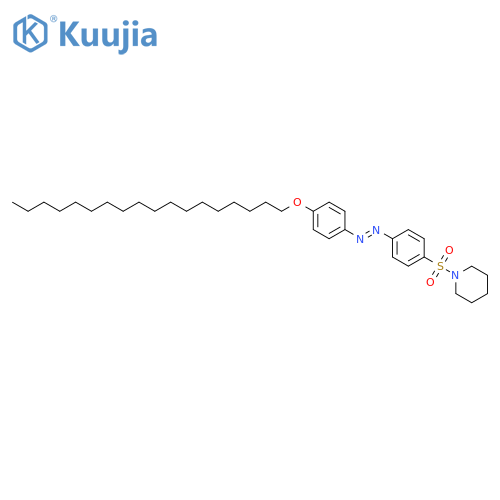 1-(4-{(E)-[4-(Octadecyloxy)phenyl]diazenyl}benzene-1-sulfonyl)piperidine structure
