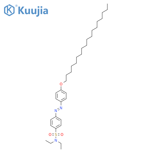 BENZENESULFONAMIDE, N,N-DIETHYL-4-[[4-(OCTADECYLOXY)PHENYL]AZO]- structure