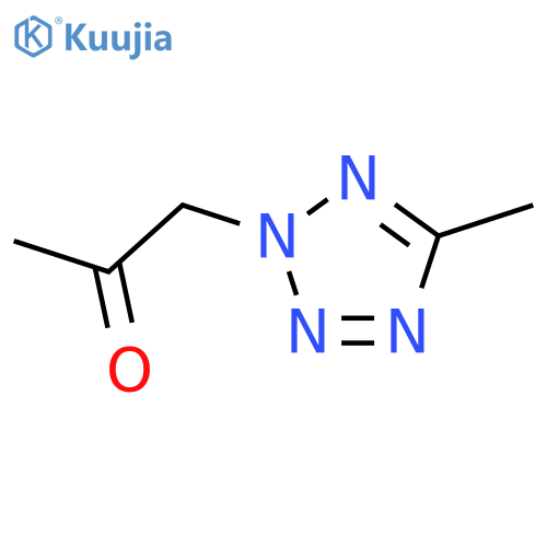 1-(5-Methyl-2H-1,2,3,4-tetraazol-2-yl)acetone structure