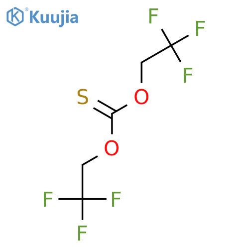 bis(2,2,2-trifluoroethoxy)methanethione structure