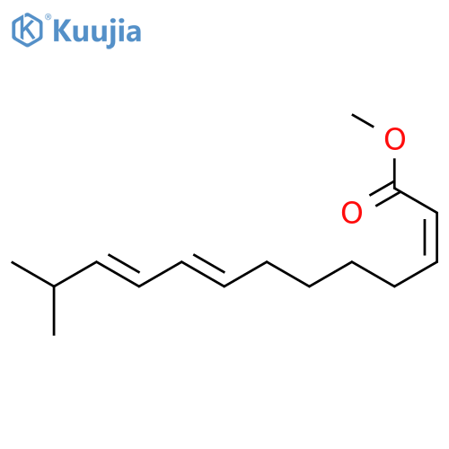2,8,10-TRIDECATRIENOIC ACID, 12-METHYL-, METHYL ESTER, (Z,E,E)- structure