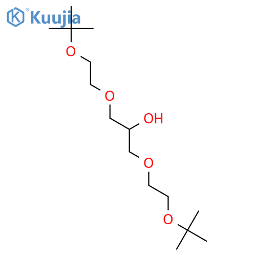 3,6,10,13-Tetraoxapentadecan-8-ol, 2,2,14,14-tetramethyl- structure