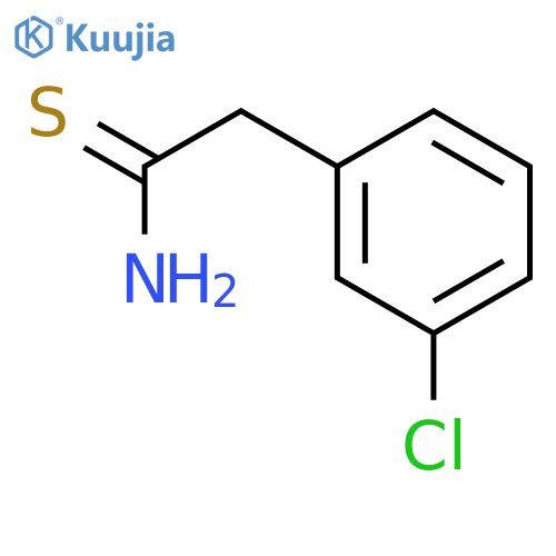 2-(3-Chlorophenyl)ethanethioamide structure
