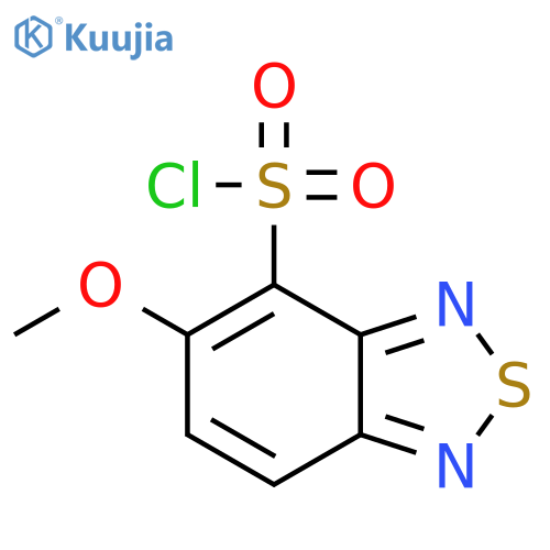 2,1,3-Benzothiadiazole-4-sulfonyl chloride, 5-methoxy- structure