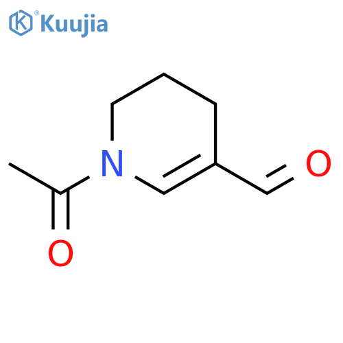 3-Pyridinecarboxaldehyde,1-acetyl-1,4,5,6-tetrahydro- structure