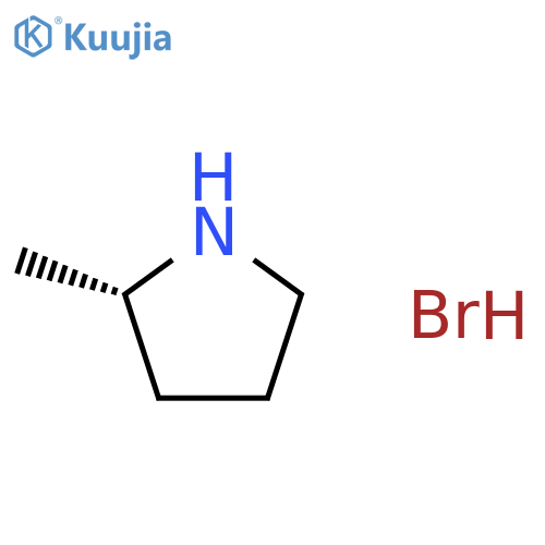 PYRROLIDINE, 2-METHYL-, HYDROBROMIDE, (2S)- structure