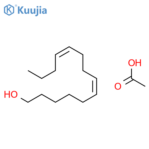 6,10-Tetradecadien-1-ol, acetate, (Z,Z)- structure