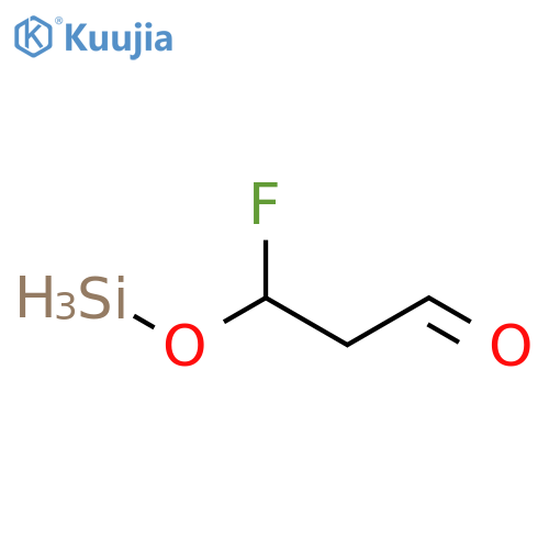Propanal, 3-fluoro-3-(silyloxy)- structure