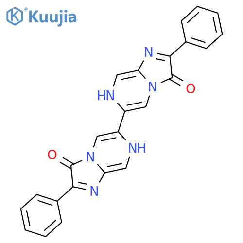 [6,6'-Biimidazo[1,2-a]pyrazine]-3,3'(7H,7'H)-dione, 2,2'-diphenyl- structure