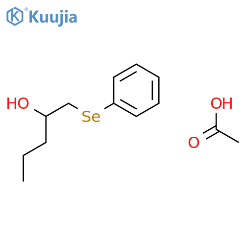 2-Pentanol, 1-(phenylseleno)-, acetate structure