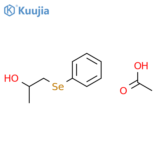 2-Propanol, 1-(phenylseleno)-, acetate, (2R)- structure