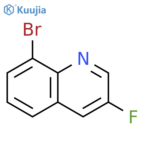 8-bromo-3-fluoro-quinoline structure