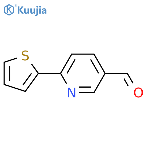 6-(thiophen-2-yl)pyridine-3-carbaldehyde structure