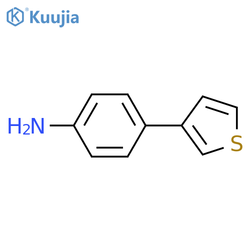 4-(Thiophen-3-yl)aniline structure