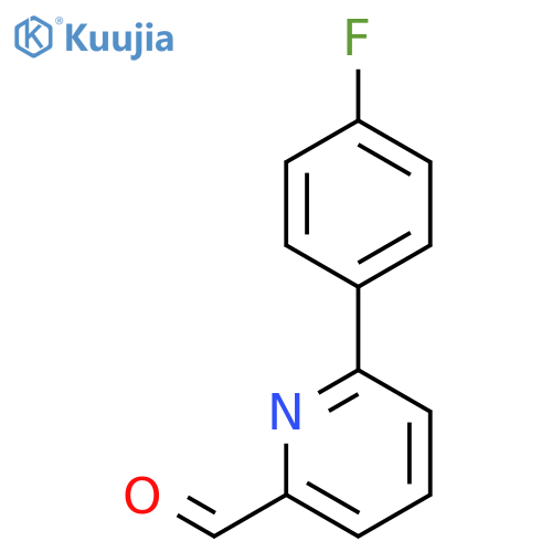 6-(4-Fluorophenyl)pyridine-2-carbaldehyde structure