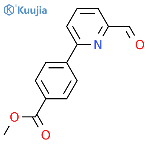 METHYL 4-(6-FORMYLPYRIDIN-2-YL)BENZOATE& structure