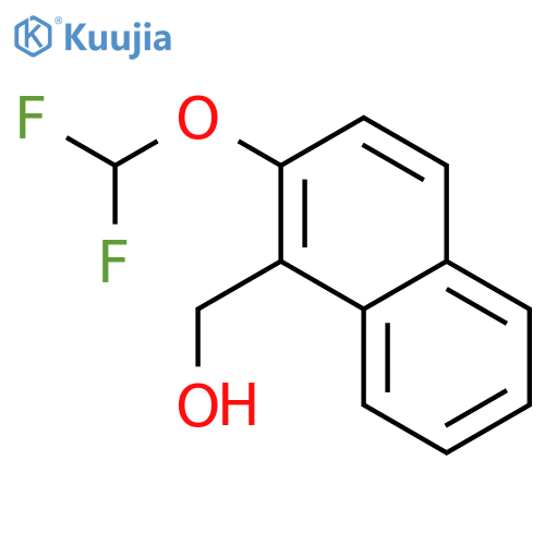 2-(difluoromethoxy)naphthalen-1-ylmethanol structure