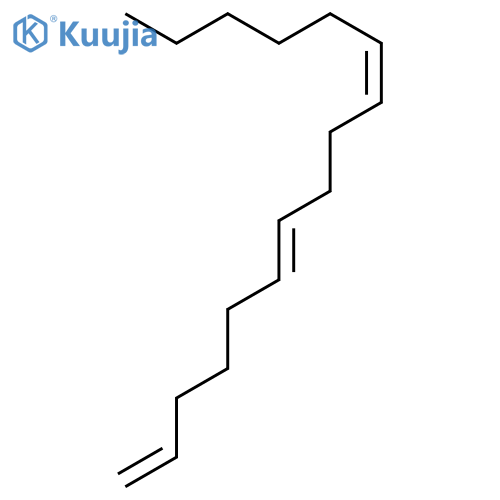 1,6,10-Hexadecatriene, (6E,10Z)- structure