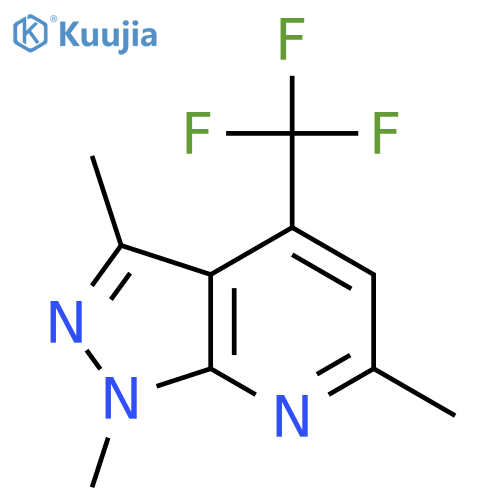 1,3,6-Trimethyl-4-(trifluoromethyl)-1H-pyrazolo[3,4-b]pyridine structure
