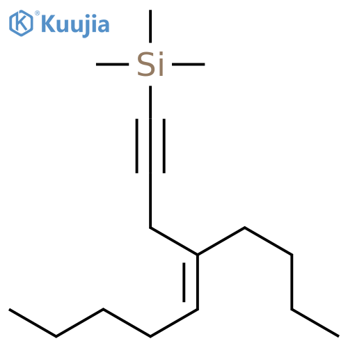 Silane, [(4E)-4-butyl-4-nonen-1-ynyl]trimethyl- structure