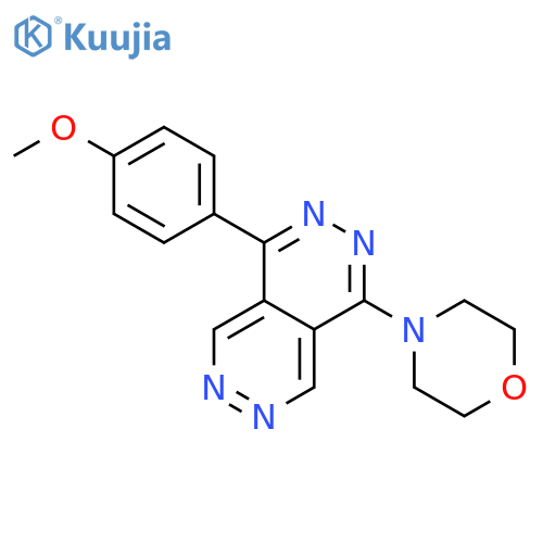 Pyridazino[4,5-d]pyridazine, 1-(4-methoxyphenyl)-4-(4-morpholinyl)- structure