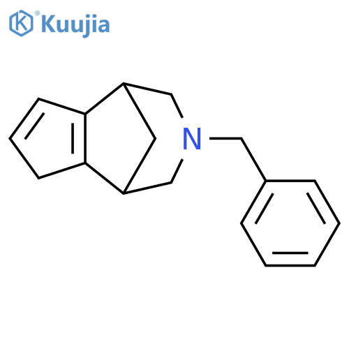 1,5-Methanocyclopent[d]azepine, 1,2,3,4,5,6-hexahydro-3-(phenylmethyl)- structure