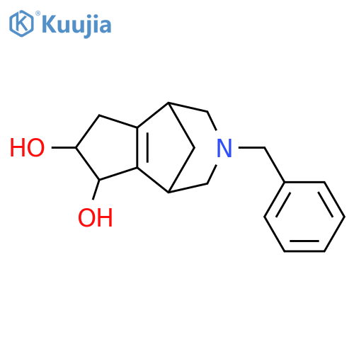 1,5-Methanocyclopent[d]azepine-6,7-diol, 1,2,3,4,5,6,7,8-octahydro-3-(phenylmethyl)- structure