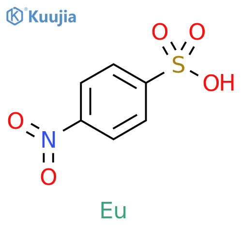 Benzenesulfonic acid, 4-nitro-, europium(3+) salt structure