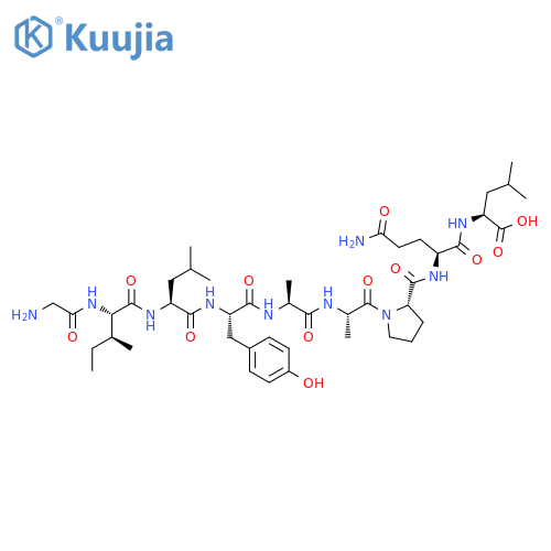 L-Leucine,glycyl-L-isoleucyl-L-leucyl-L-tyrosyl-L-alanyl-L-alanyl-L-prolyl-L-glutaminyl- structure