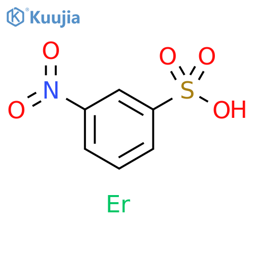 Benzenesulfonic acid, 3-nitro-, erbium(3+) salt (3:1) structure