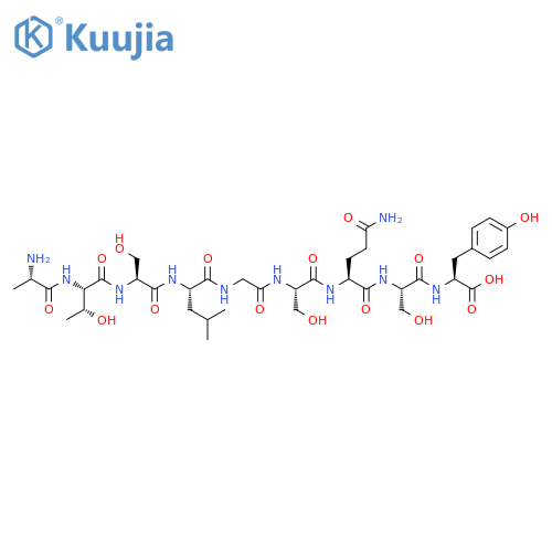 L-Tyrosine,L-alanyl-L-threonyl-L-seryl-L-leucylglycyl-L-seryl-L-glutaminyl-L-seryl- structure
