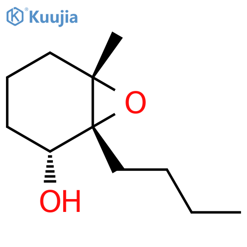 7-Oxabicyclo[4.1.0]heptan-2-ol, 1-butyl-6-methyl-, (1R,2R,6S)-rel- structure