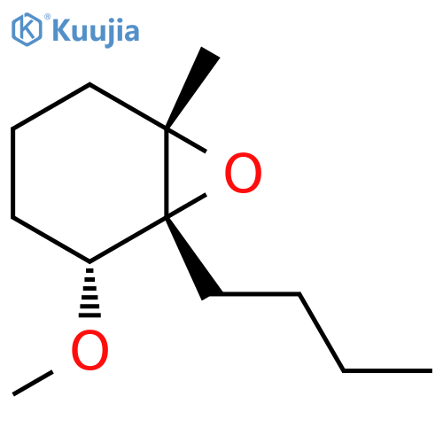 7-Oxabicyclo[4.1.0]heptane, 1-butyl-2-methoxy-6-methyl-, (1R,2R,6S)-rel- structure