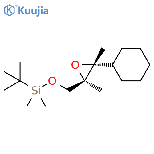 Silane,  [[(2R,3R)-3-cyclohexyl-2,3-dimethyloxiranyl]methoxy](1,1-dimethylethyl)  dimethyl-, rel- structure