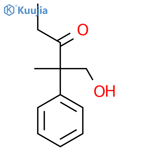 3-Pentanone, 1-hydroxy-2-methyl-2-phenyl- structure